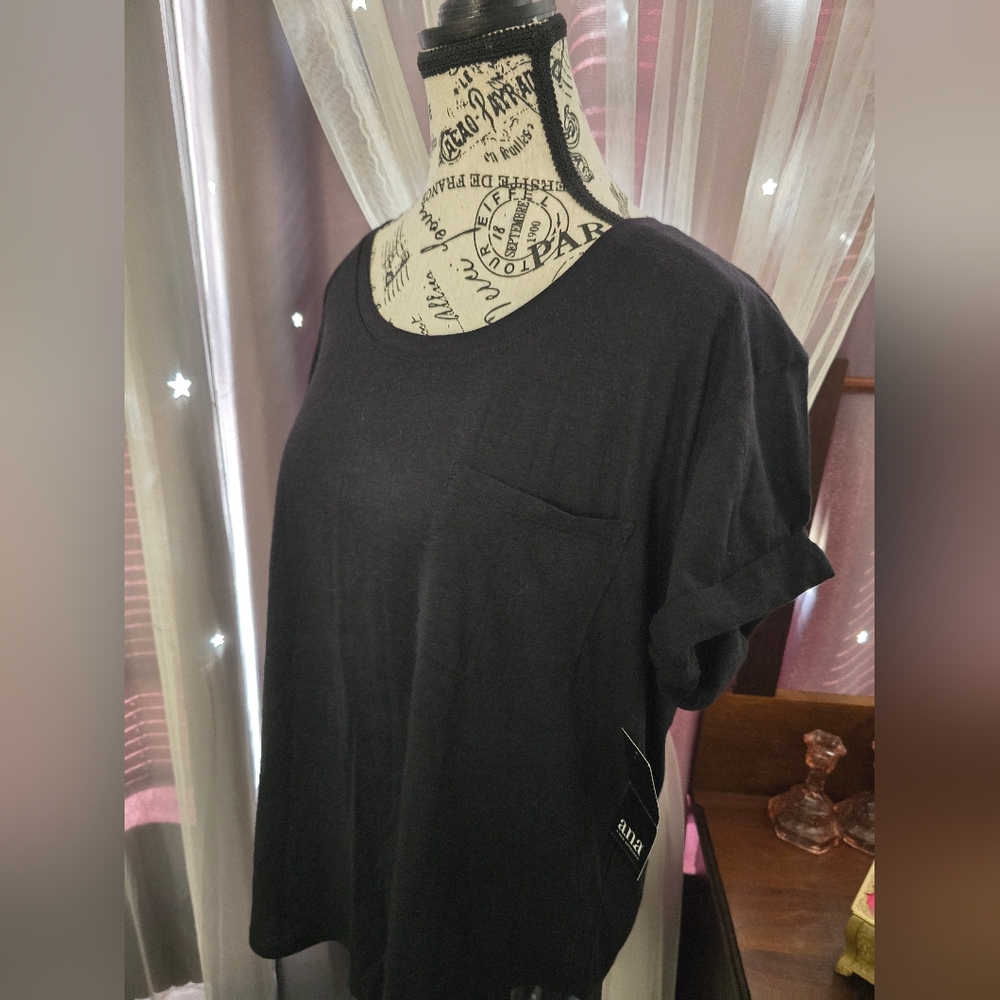 a.n.a women's short sleeved tee NWT size XL - Picture 5 of 9